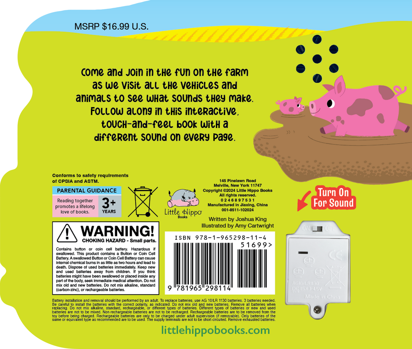 Busy Tractor and Farm Friends - Touch & Feel Sound Book