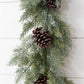 Garland - Cedar Greenery With Pinecones