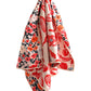 Rust and Rows: Reversible Hand Towel