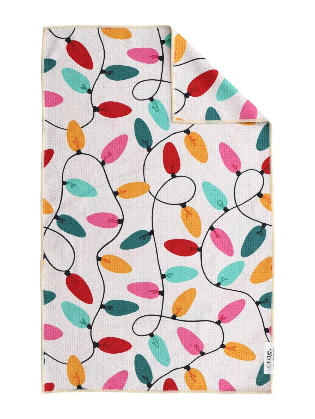 All Lit Up: Double-Sided Hand Towel