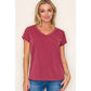 V NECK MODAL JERSEY TOP