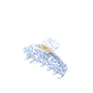 BLUE SPECKLED ACETATE CLAW - 2 SIZES