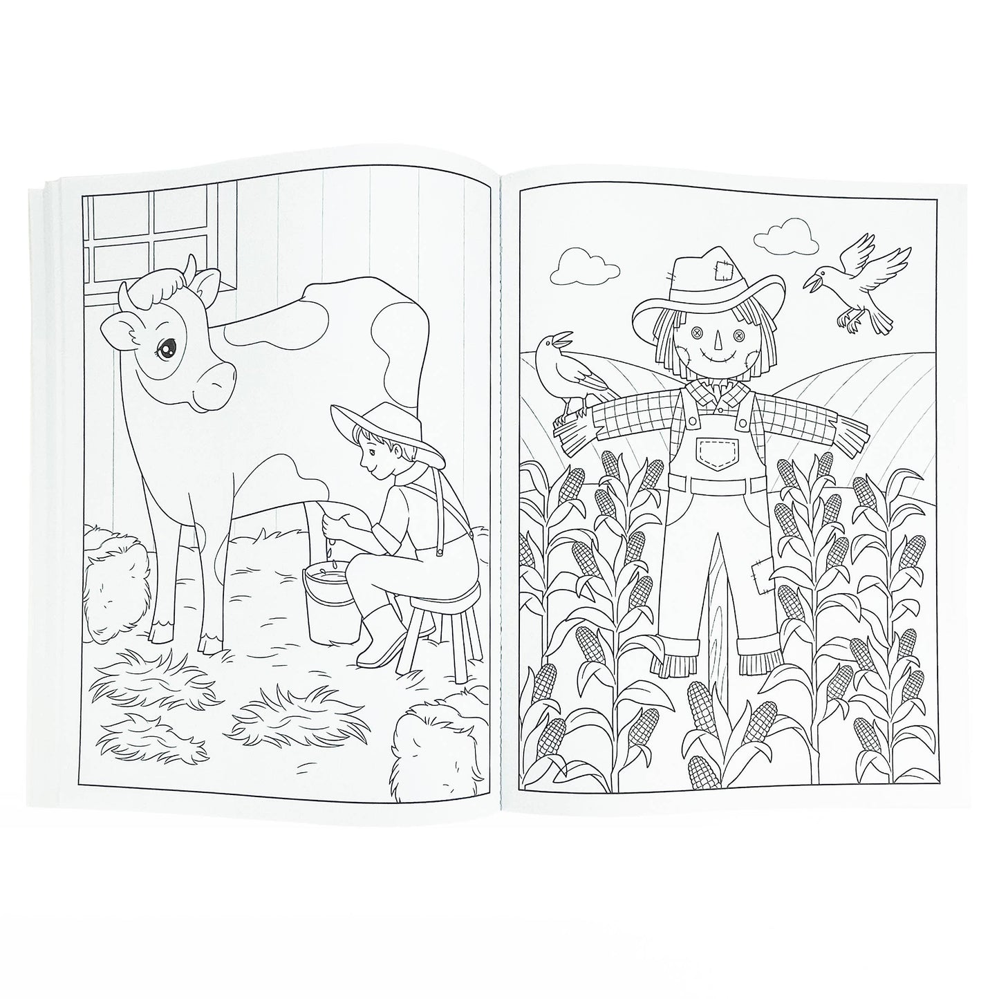 John Deere Kids Tractors, Trucks & Animals Coloring Book