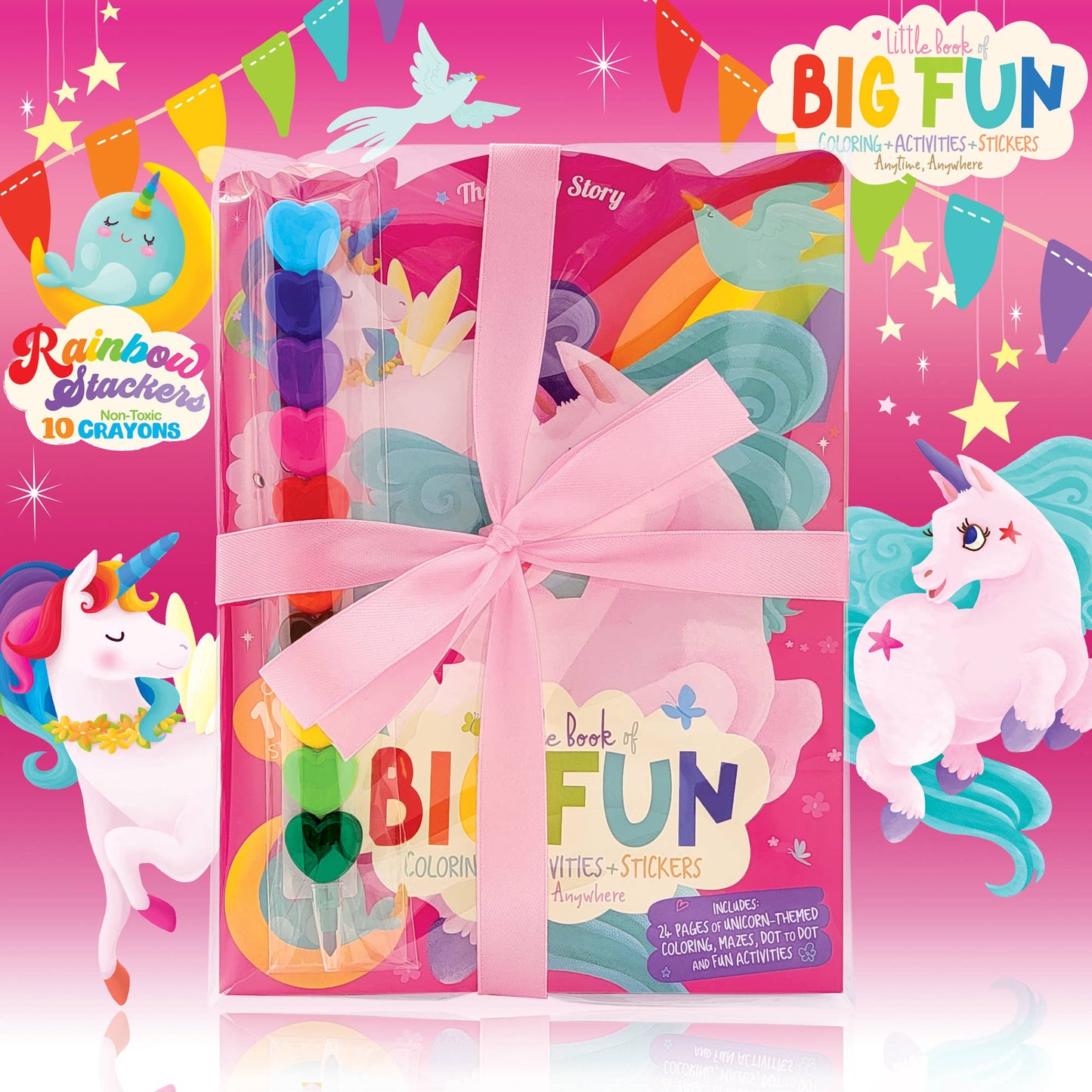 Unicorn Stocking Stuffer Activity  Gift Pack for Kids