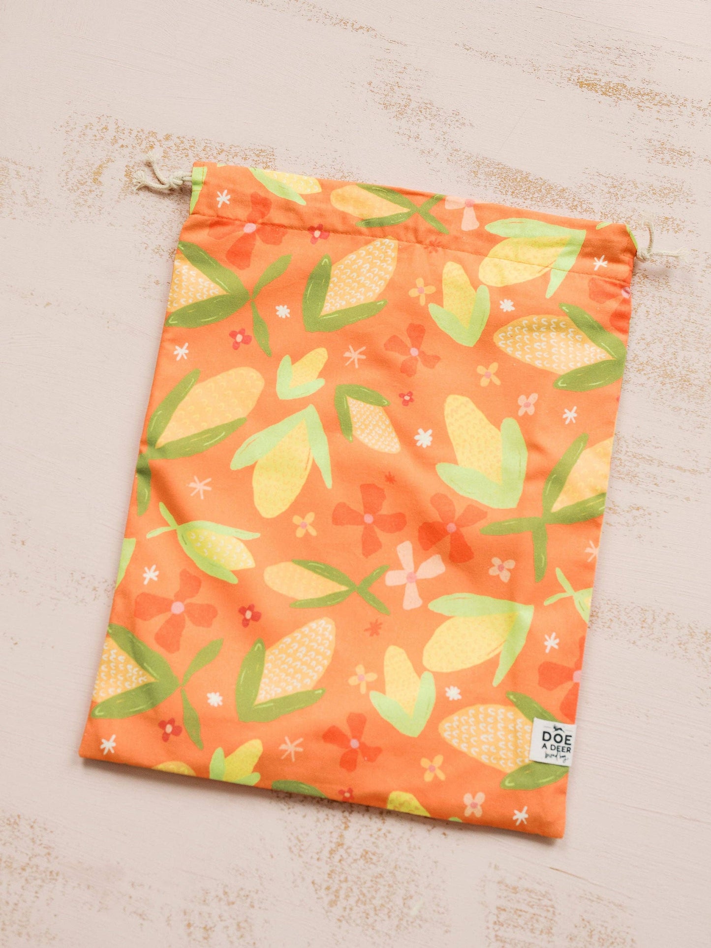 Bread Bag (Corn & Flowers)