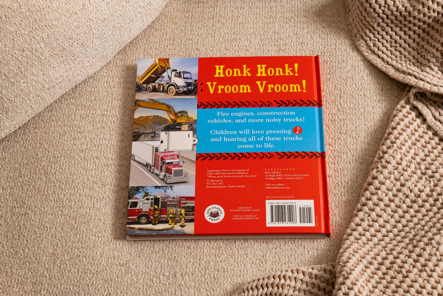 Giant Trucks: A Press & Play Sound Board Book