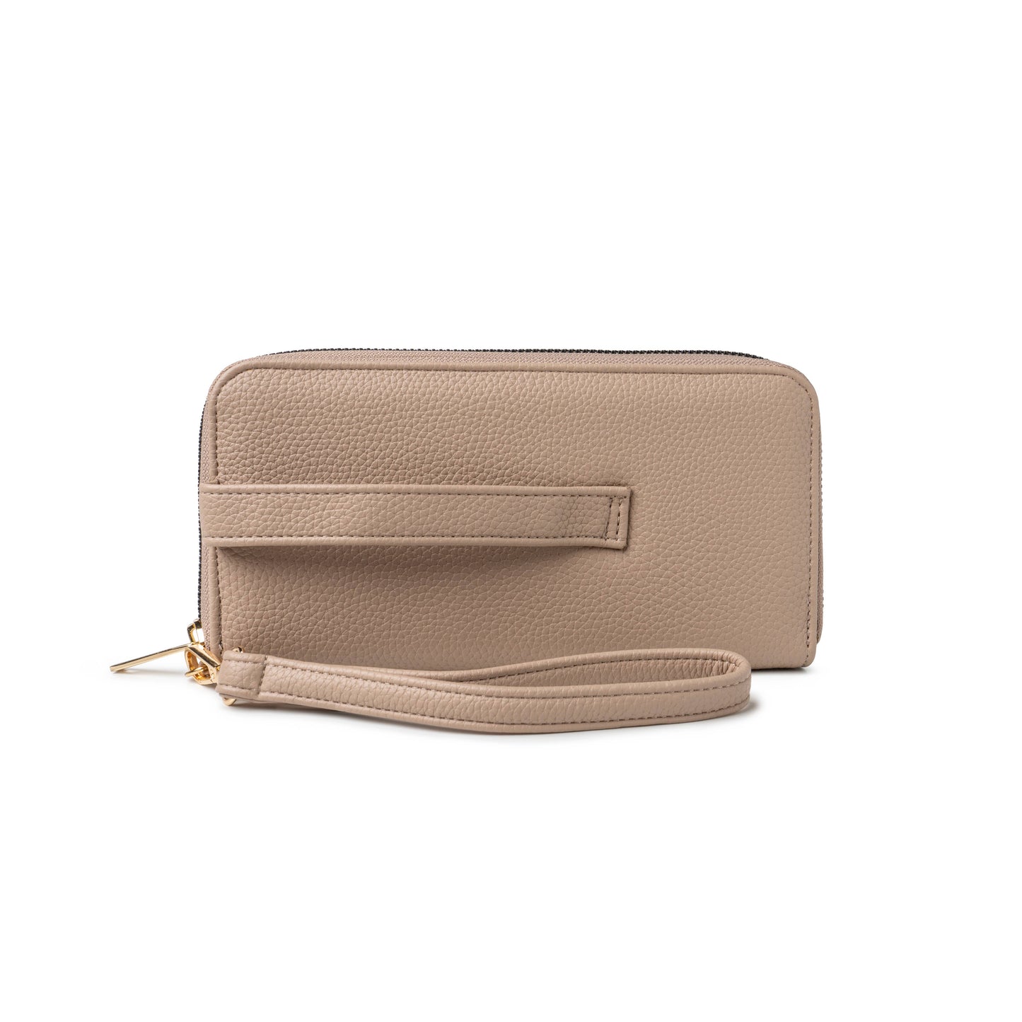 Zip-Around Clutch - Black