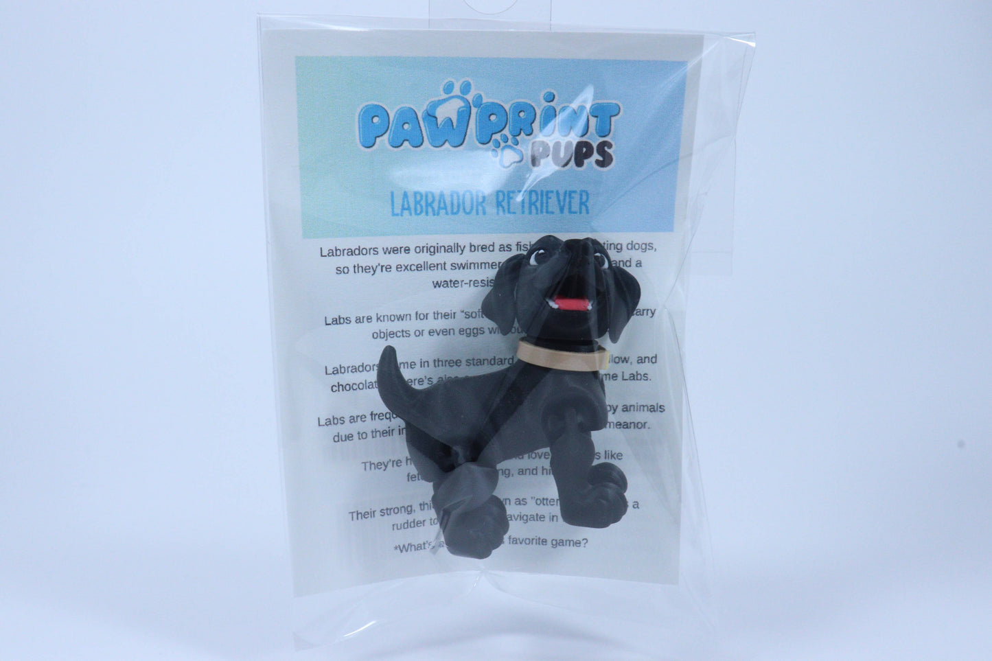 Paw Print Pups - Labrador Retriever USA Made, Fidget, Figure
