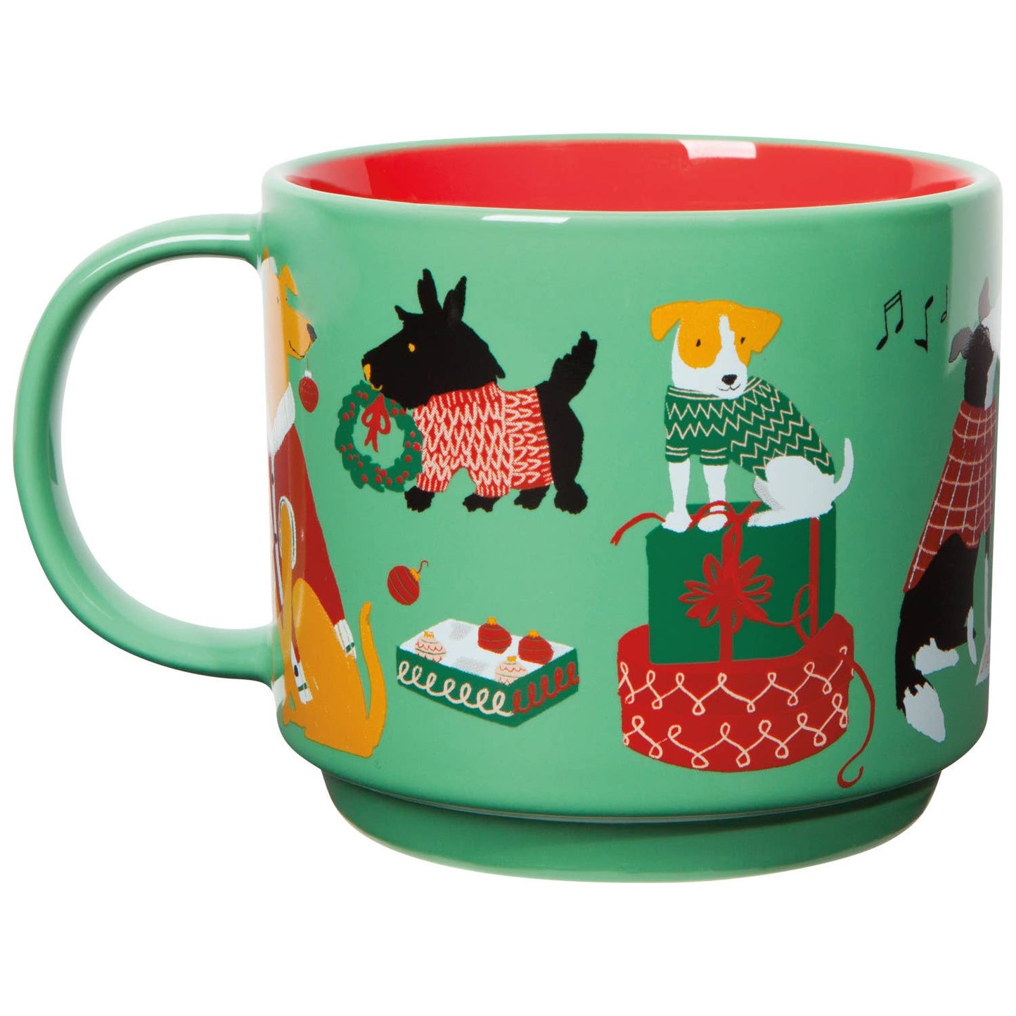 Holiday Hounds Christmas Mug and Socks Set