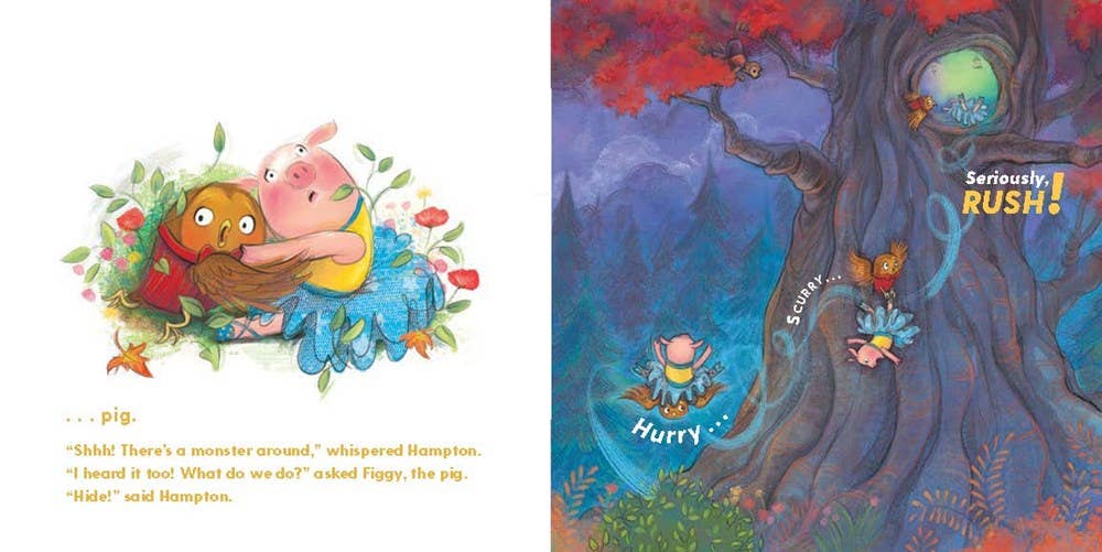 Hoo's There!  A Silly Book of Bedtime Scaries