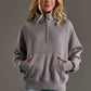 Gray Quarter Zip Sweatshirt