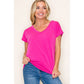 V NECK MODAL JERSEY TOP