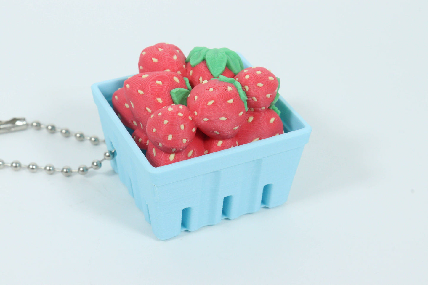 Strawberry Pint Click Fidget (Silent or Loud)