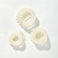 Coconut White | Medium | Flat Circle Hair Clip