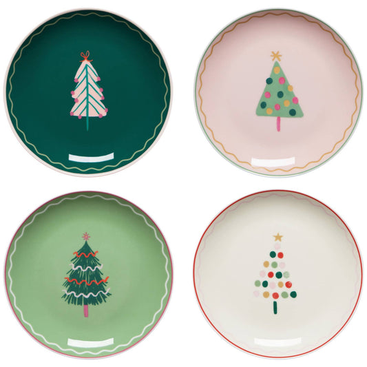 Glitzmas Appetizer Christmas Plate