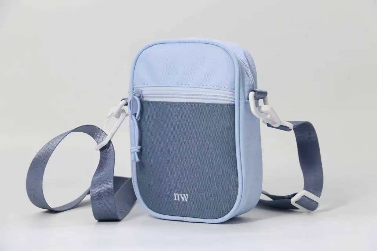 Crossbody Bag | Duo-Tone Blue