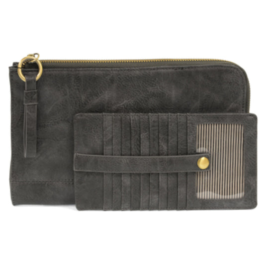 Karina Convertible Wristlet & Wallet - Storm Grey