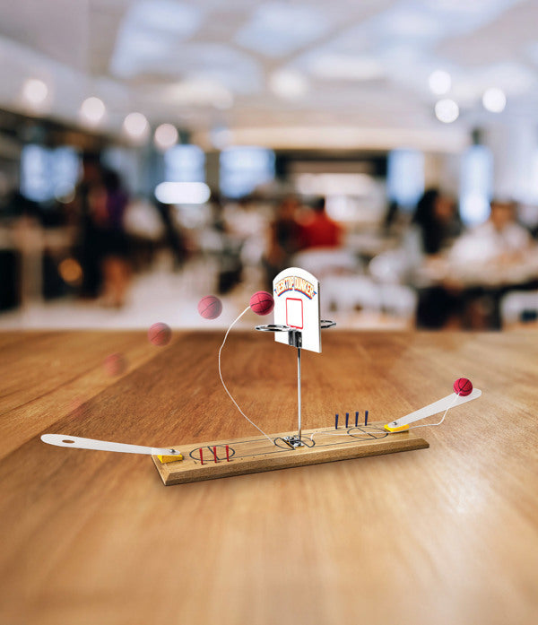 Desktop Dunker - Wooden Basketball Game