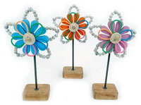 Beaded Flower Stand