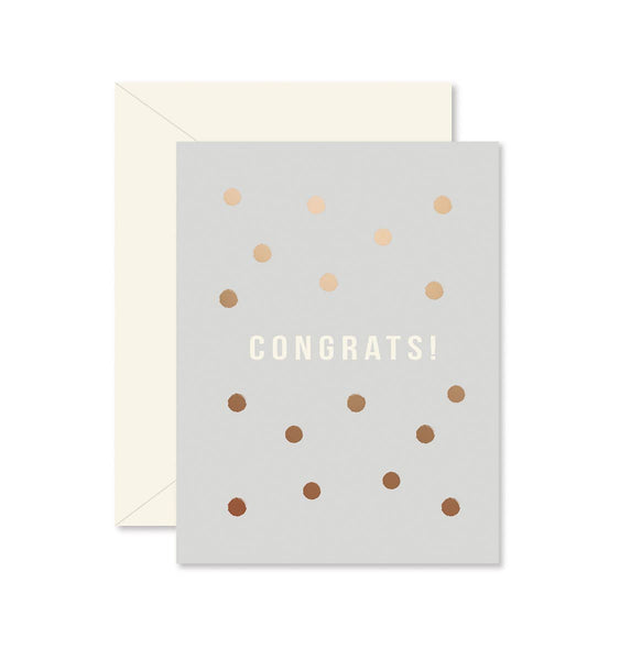 Congrats Copper Dots - Card