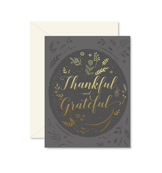 Thankful and Grateful - Card