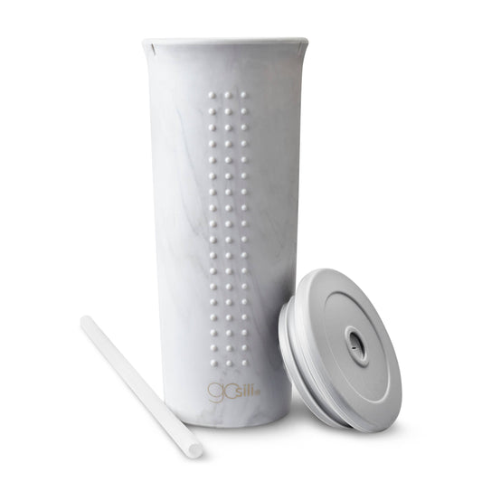 Silicone Cup with Straw - 24 oz.