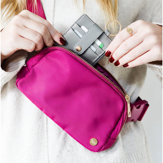 All You Need Belt Bag + Wallet - Mulberry