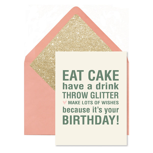 Eat Cake and Throw Glitter