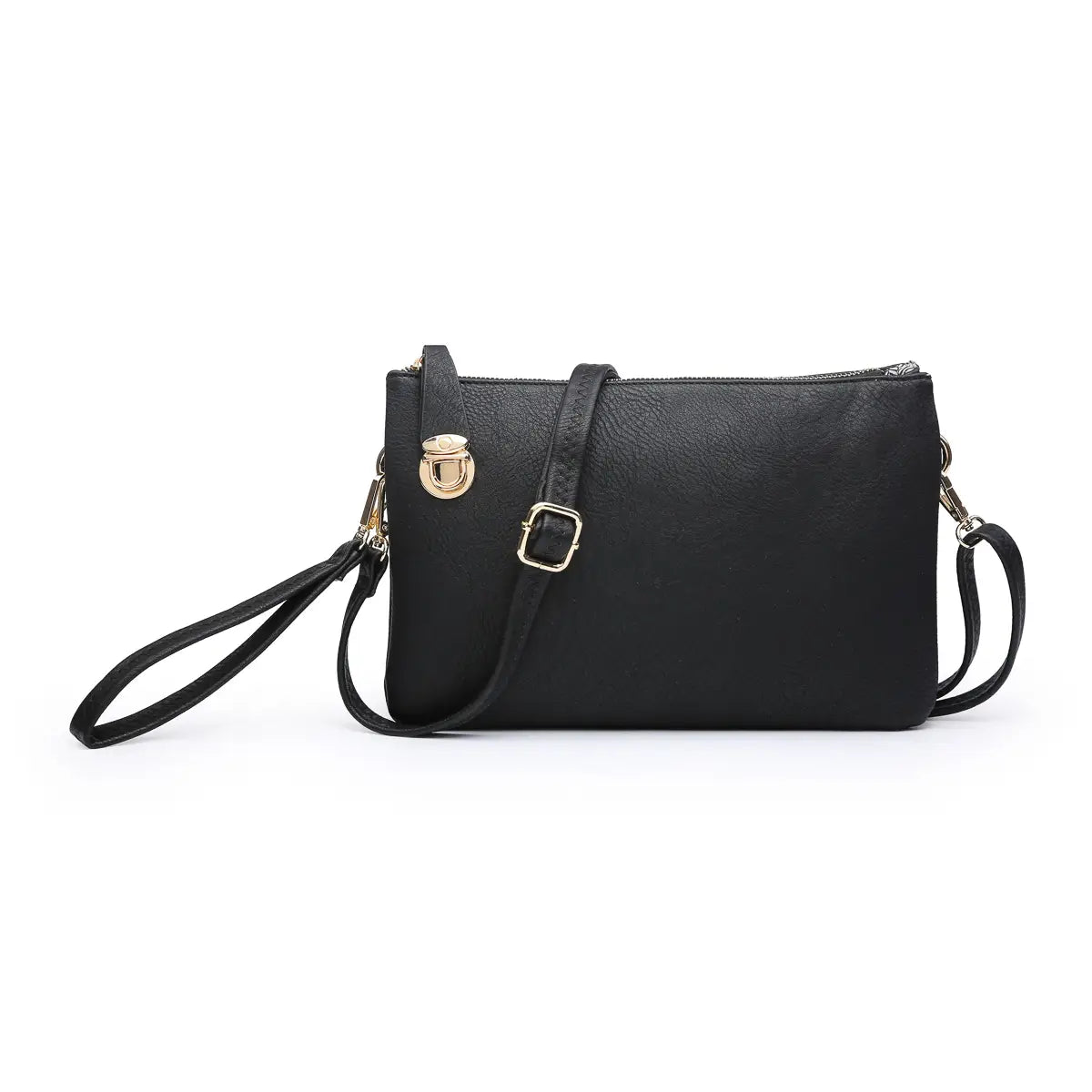 Sarah Crossbody/Clutch w/ Top Zip & Lock Closure