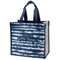 RECYCLED MEDIUM GIFT BAG - BLUE