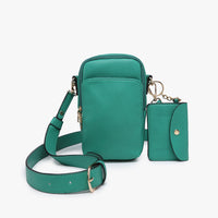 3 Compartment Crossbody w/ Pouch