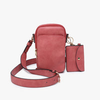 3 Compartment Crossbody w/ Pouch