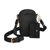 Nylon Parker Crossbody w/ Pouch