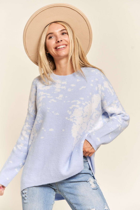 Paintdrop Sweater - Blue
