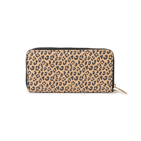 Zip-Around Clutch Wallet - Cheetah