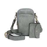 3 Compartment Crossbody w/ Pouch